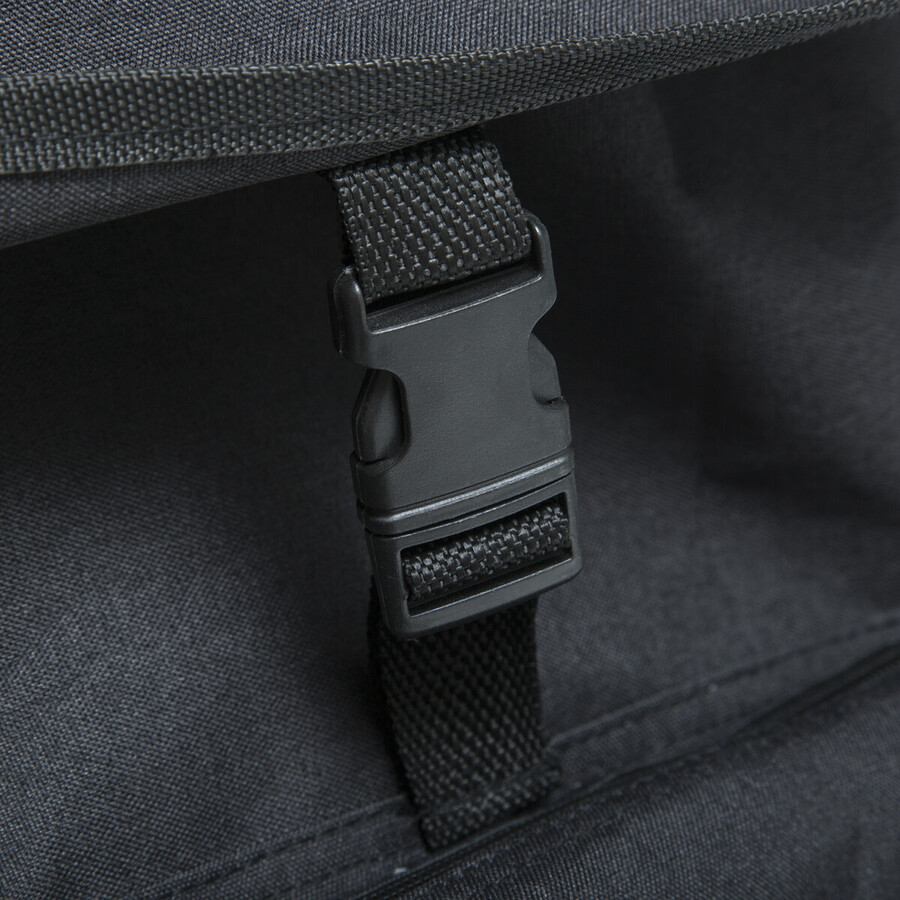 Chariot de course pliable 6 roues, noir 