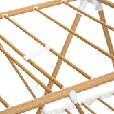 Étendoir à linge pliant pont 13m, effet bois Bara