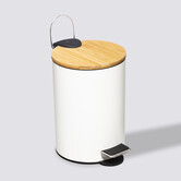 Poubelle soft close 3l, blanc Modern color