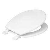 Abattant wc bois laqué, blanc Colorama