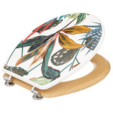 Abattant wc bois, multicolore Palawan