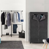 Meuble à chaussures x12, gris anthracite 