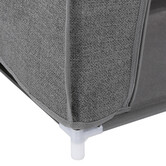 Meuble à chaussures x12, gris anthracite 