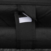 Armoire penderie modulable, tissu noir 