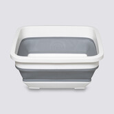 Bassine retractable 8l - blanc, gris