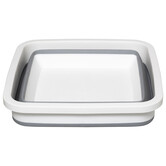 Bassine retractable 8l - blanc, gris
