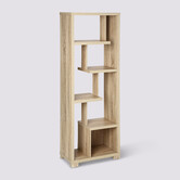 Bibliothèque 6 niveaux, effet chêne naturel Bivoak