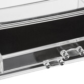 Boîte à bijoux 3 tiroirs, transparent Selena