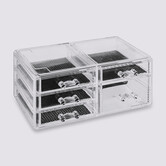 Boîte à bijoux 5 tiroirs, transparent Selena