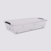 Boîte en plastique transparente 35l Clip'n box