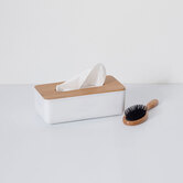 Boîte à mouchoirs, blanc Naturéo