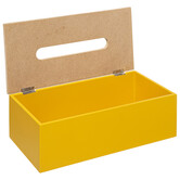 Boîte à mouchoirs, jaune moutarde Modern color