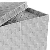 3 boîtes de rangement, gris Lise