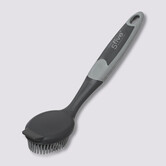 Brosse vaisselle en caoutchou, gris 