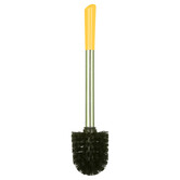 Brosse wc céramique, jaune moutarde Colorama