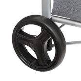 Chariot de courses fraîcheur, gris 