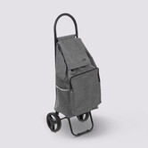 Chariot de course 2 roues, métal gris Nomade