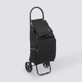 Chariot de course 2 roues, métal noir Nomade