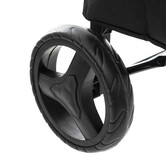 Chariot de course 2 roues, métal noir Nomade