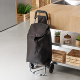 Chariot de courses  2 roues, noir 