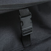 Chariot de course pliable 6 roues, noir 