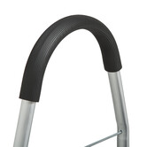 Chariot de course pliable 6 roues, noir 