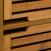 Colonne 2 portes, bambou Sicela