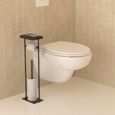 Dérouleur support téléphone métal, gris charbon Modern color