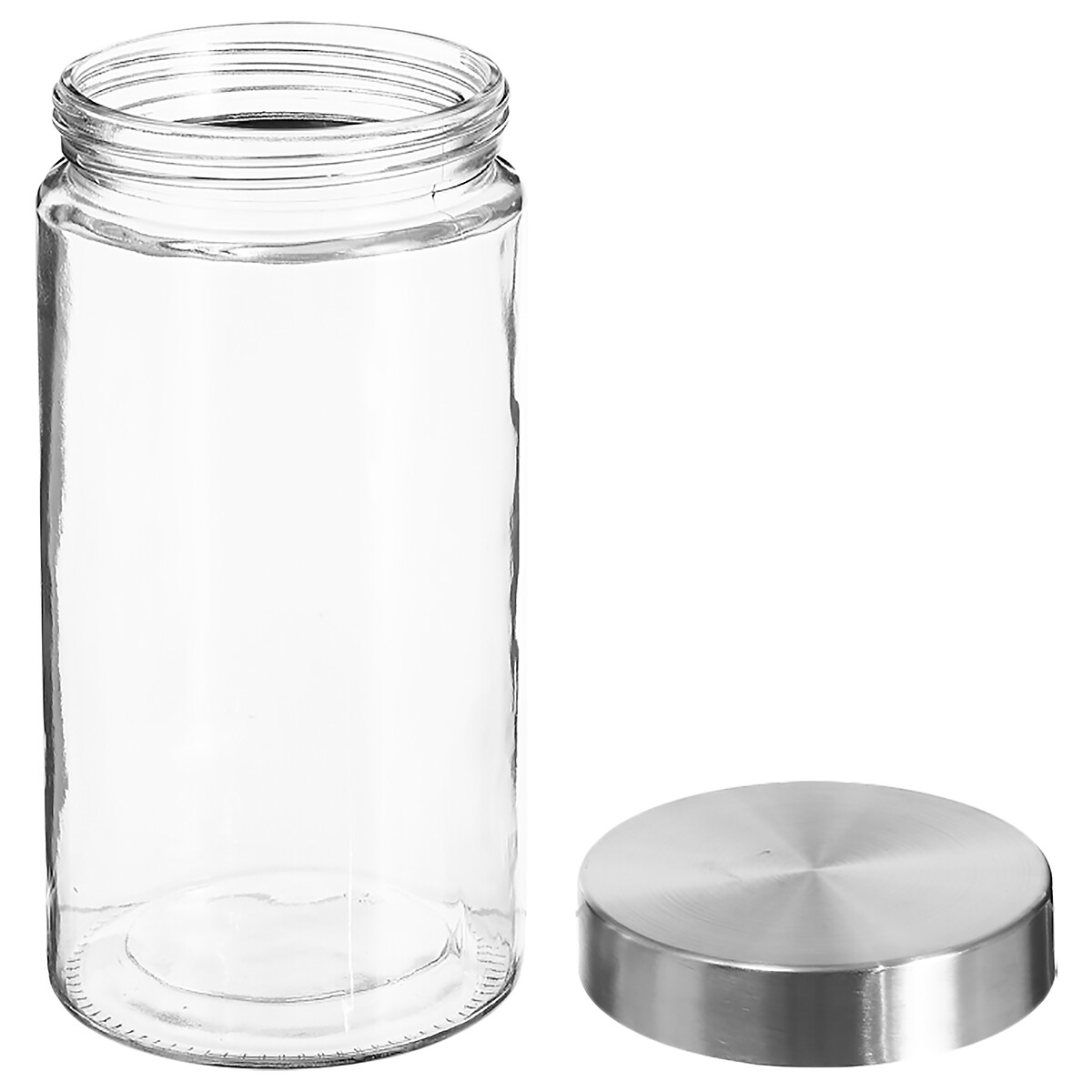 Bocal verre couvercle inox 1,7l Nixo