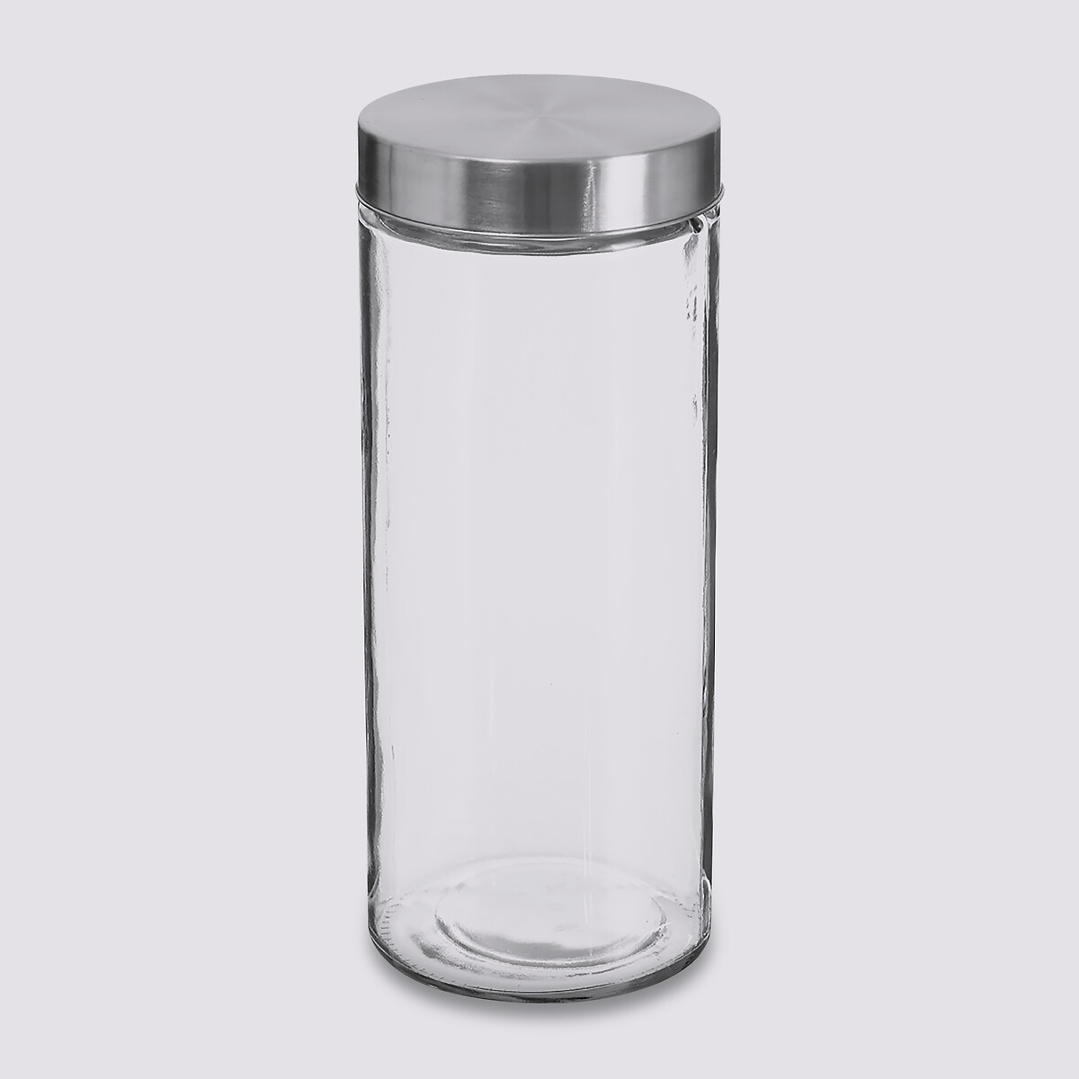 Bocal verre couvercle inox 2l Nixo