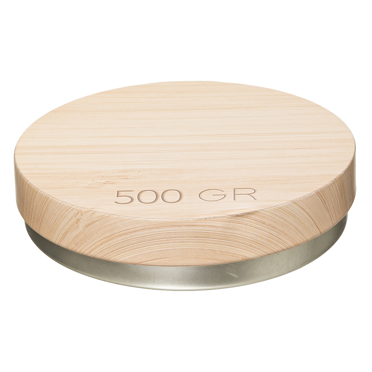 Boîte à café métal 500g, blanc Scandi nature