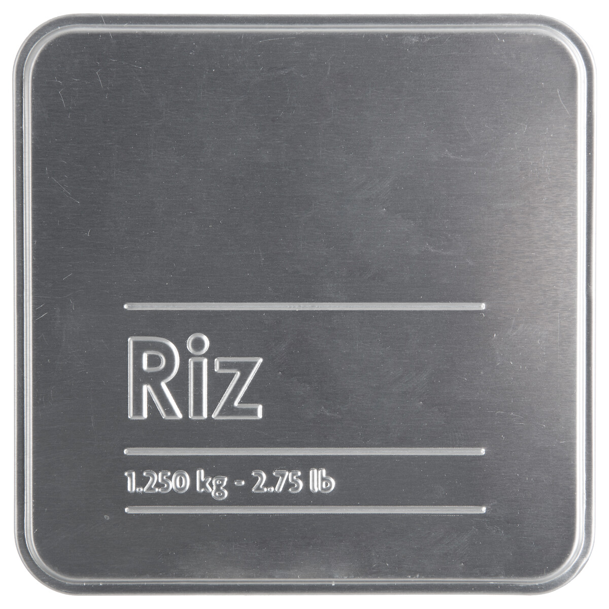 Boîte à riz en métal, noir Black edition