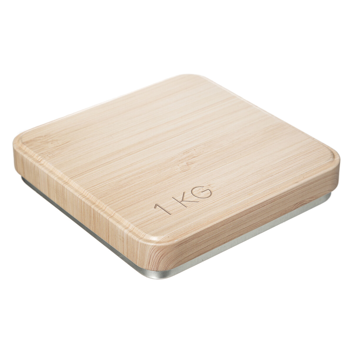 Boîte à farine 1kg métal, blanc Scandi nature