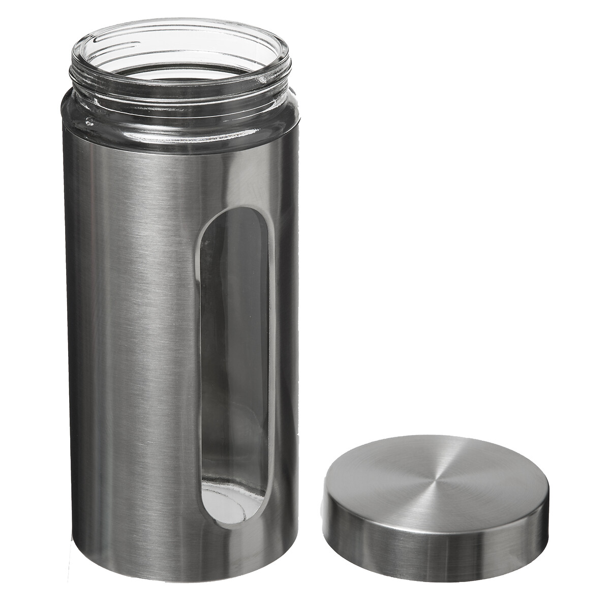 Bocal verre et inox 1,25l Ublo