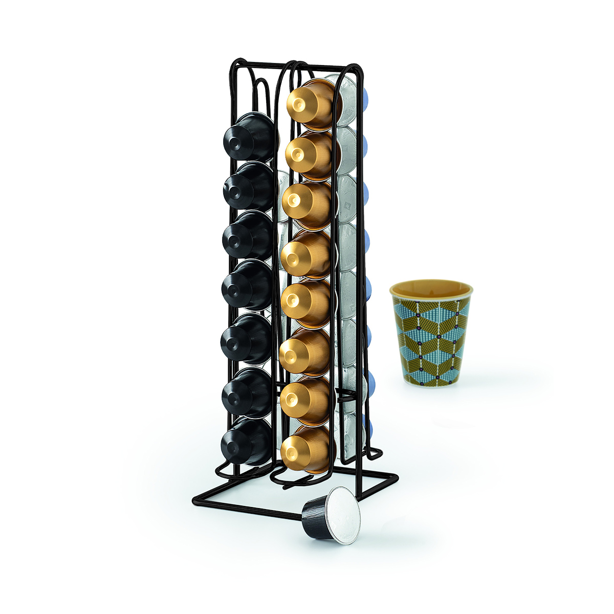 Porte-capsules x32, noir 