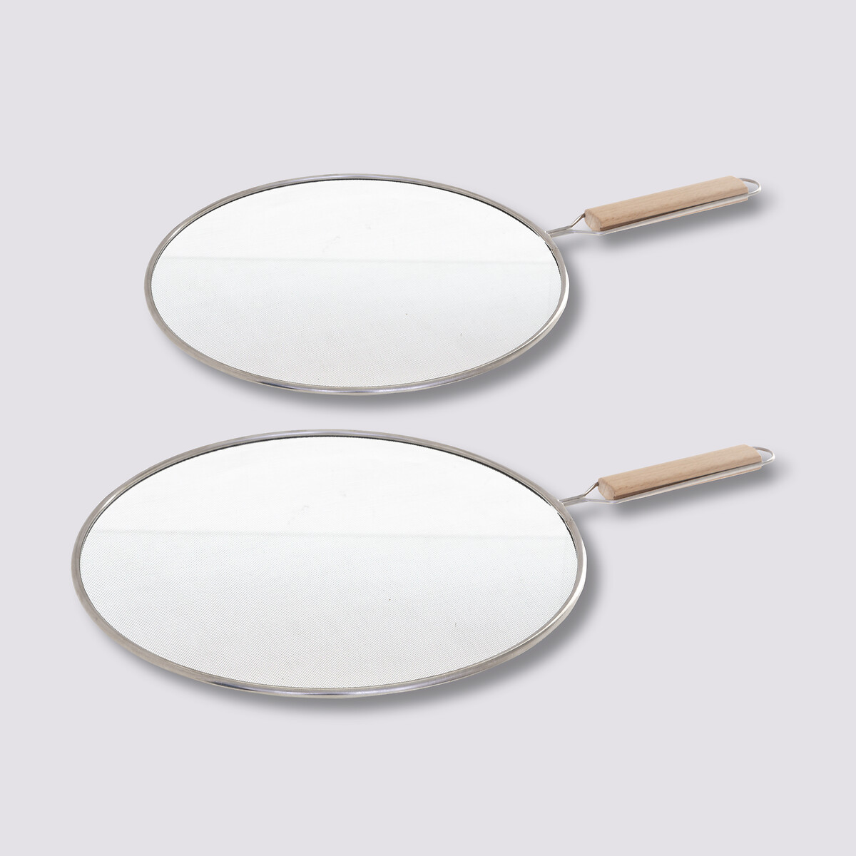 2 couvercles anti-projection, 25/28 cm