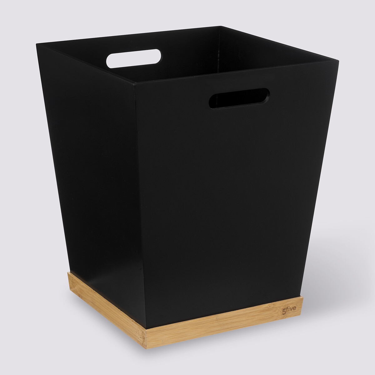 Corbeille bambou, noir Bava