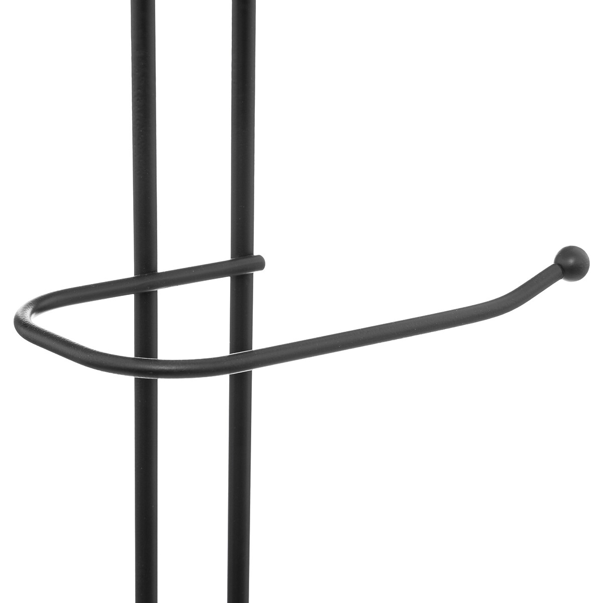 Dérouleur avec réserve et support, métal noir Mayaj