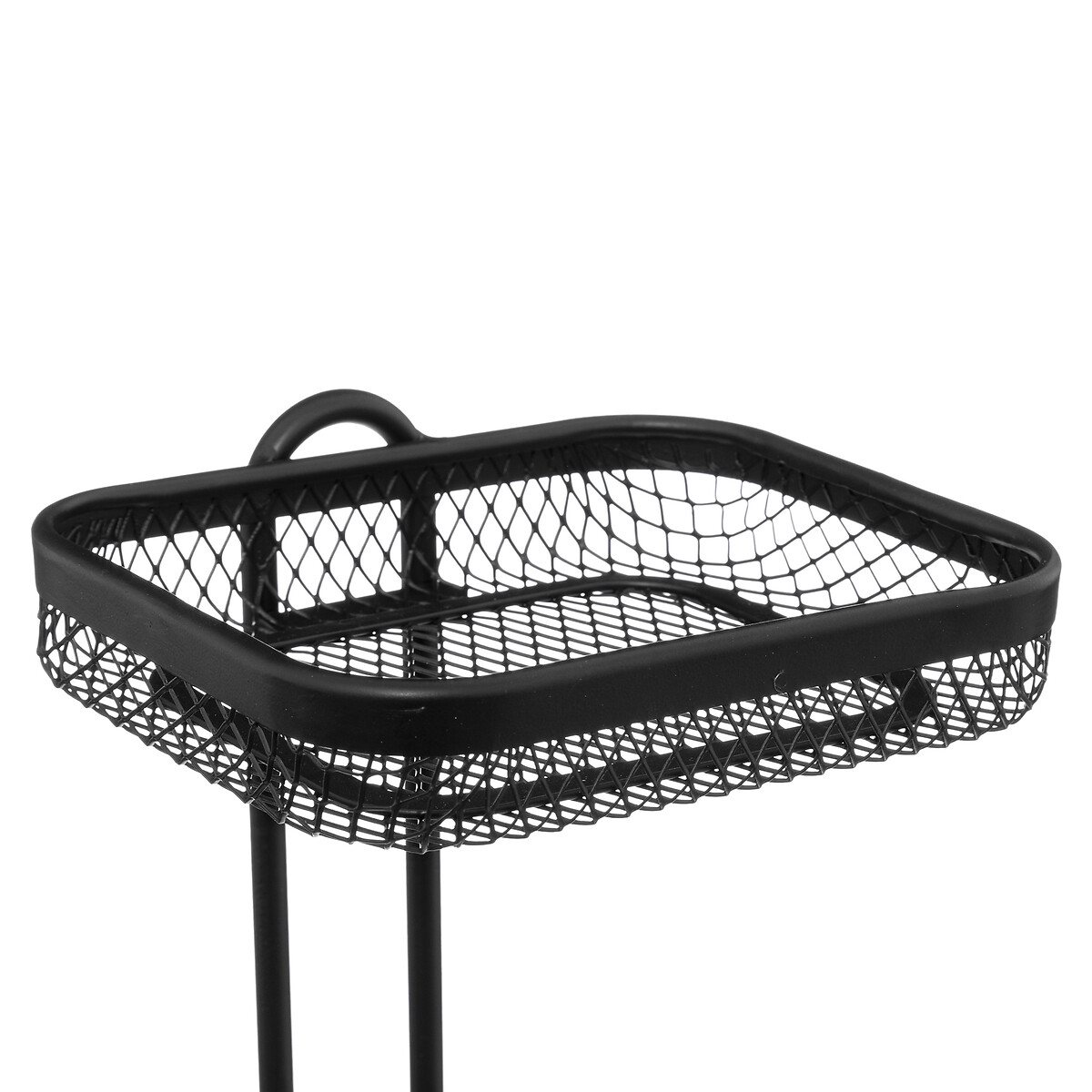 Dérouleur avec réserve et support, métal noir Mayaj