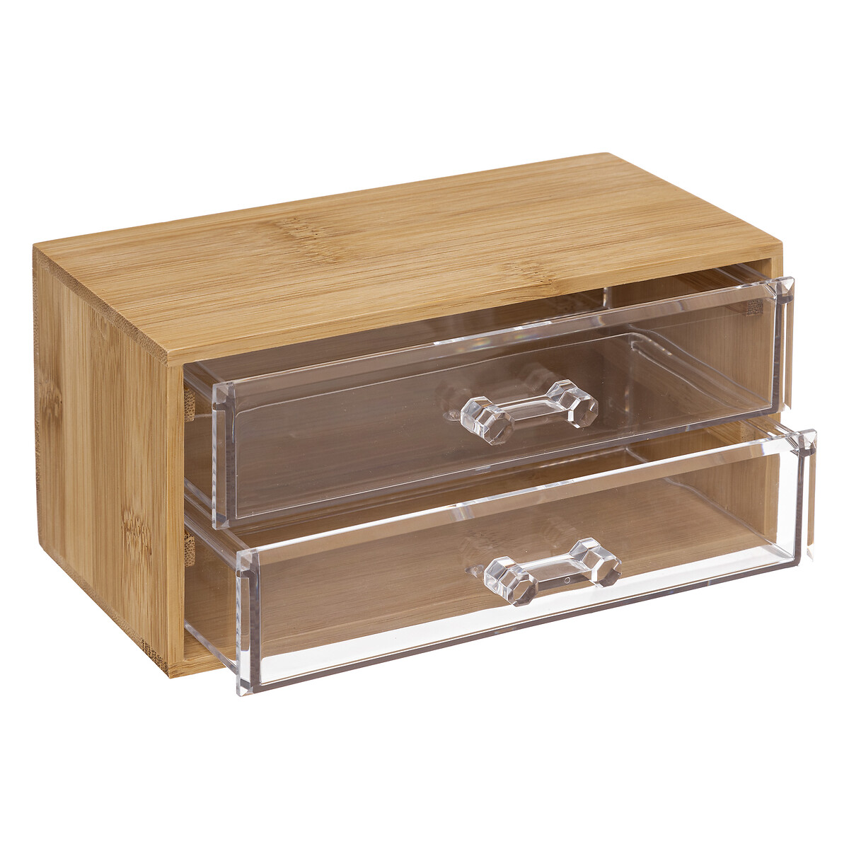 Boîte à bijoux 2 tiroirs Selena bambou