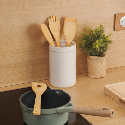 4 ustensiles de cuisine 30cm Bambou