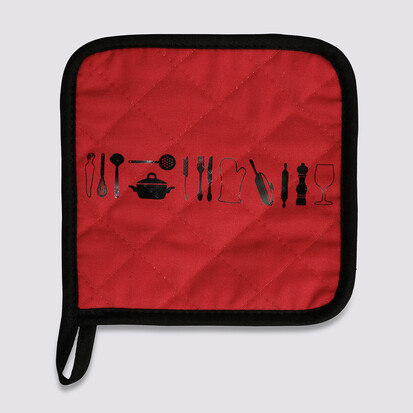 Manique en néoprène, rouge 