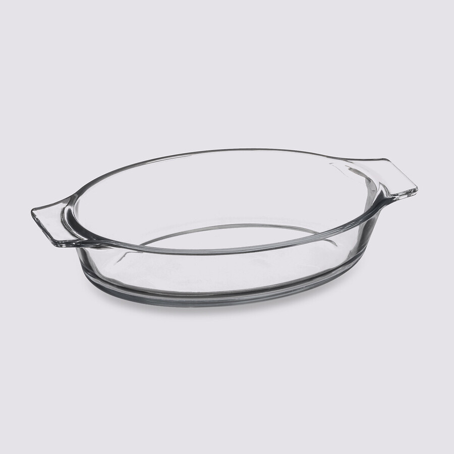 Petit plat ovale, verre 
