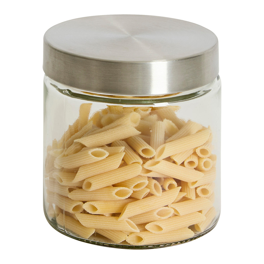 Bocal verre couvercle inox 0,75l Nixo