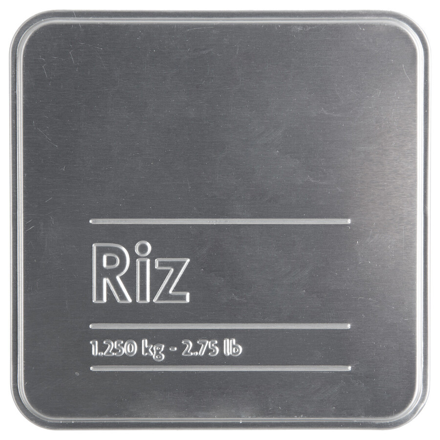 Boîte à riz en métal, noir Black edition