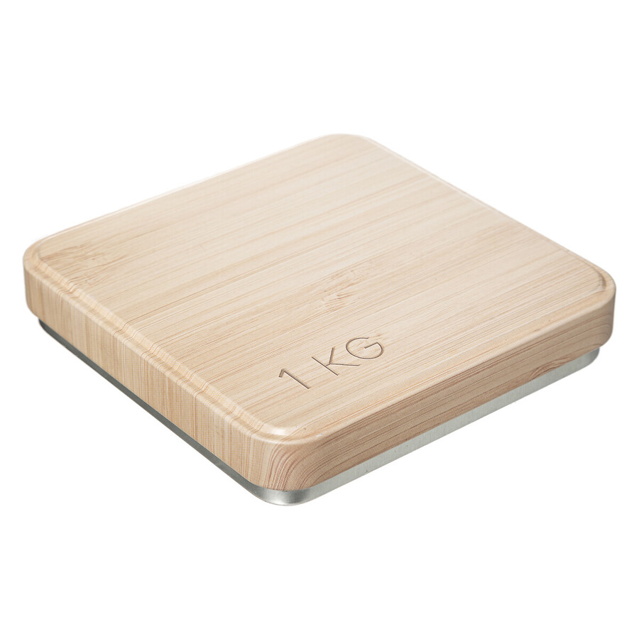 Boîte à farine 1kg métal, blanc Scandi nature