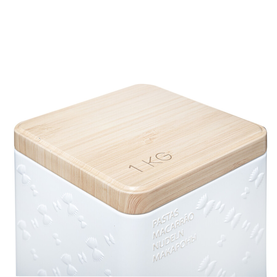 Boîte à pâtes 1kg, blanc Scandi nature