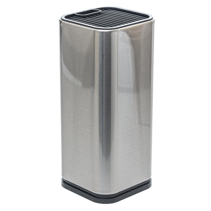 Bloc 5 couteaux, manche acier Silver précision