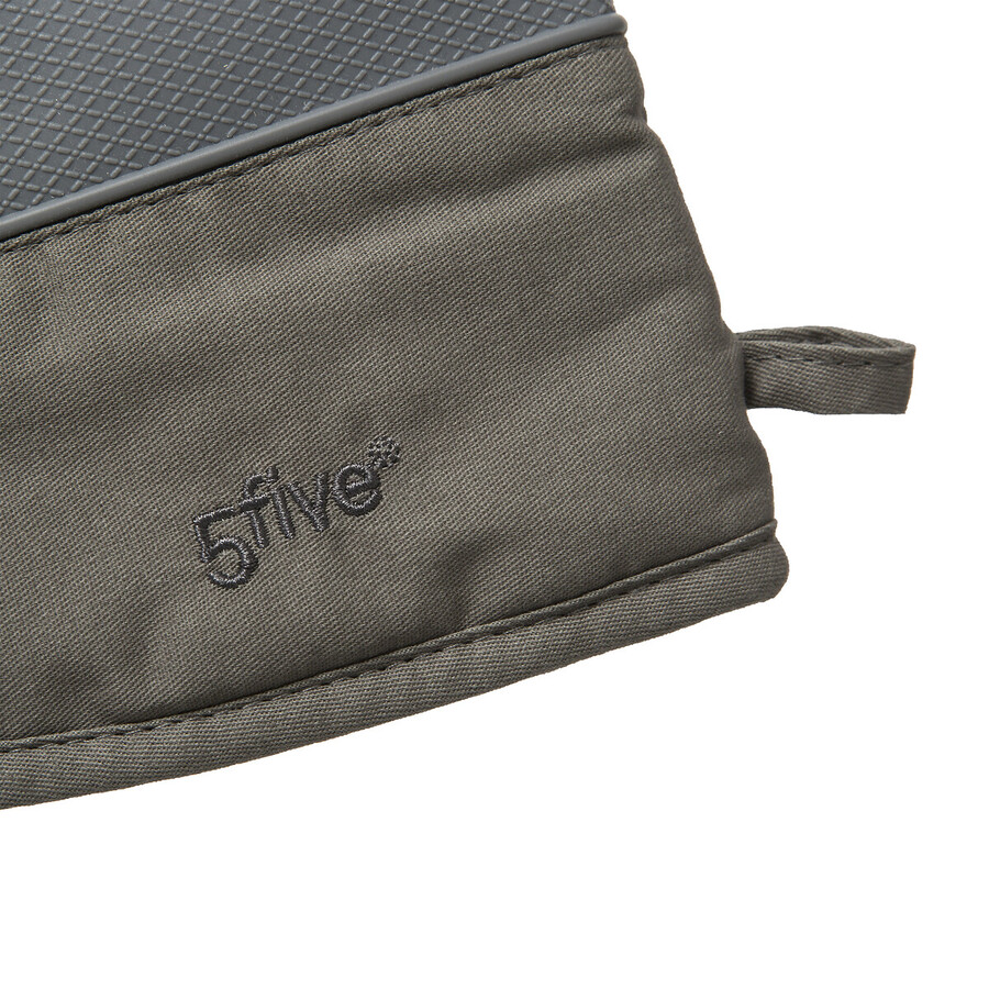 Gant de cuisine silicone et coton, gris