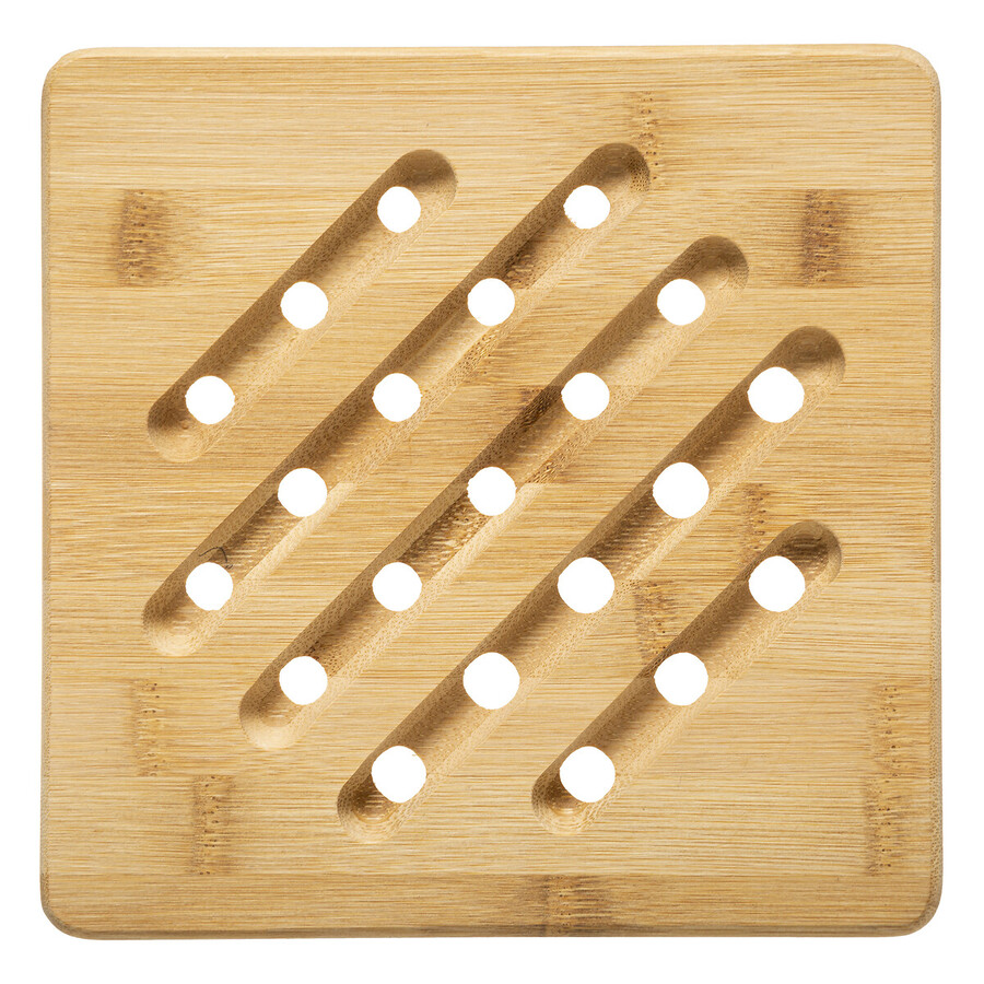 Dessous de plat carré 20 cm Bambou